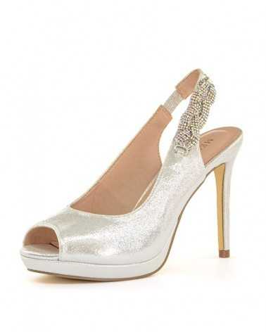 MENBUR slingback donna Hipatia argento