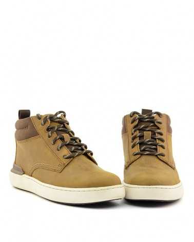 Stivaletti Clarks COURT LITE MID - colore marrone - vista in coppia