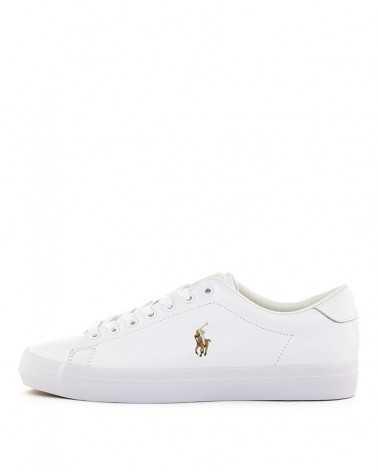 Scarpa Polo Ralph Lauren Longwood bianco-lato esterno