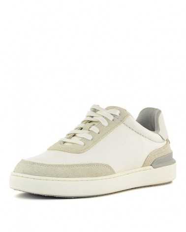 Scarpa Clarks CourtLite Tor canvas bianco-frontale