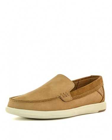 Mocassino Clarks Bratton Loafer dark tan-frontale