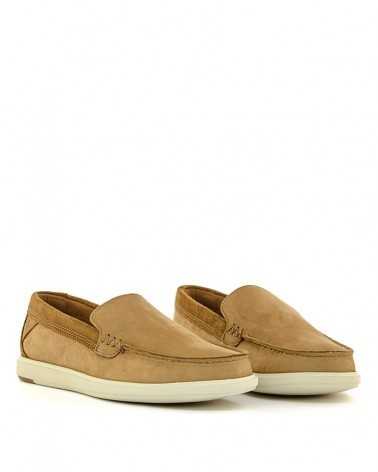 Mocassini Clarks Bratton Loafer dark tan-frontale