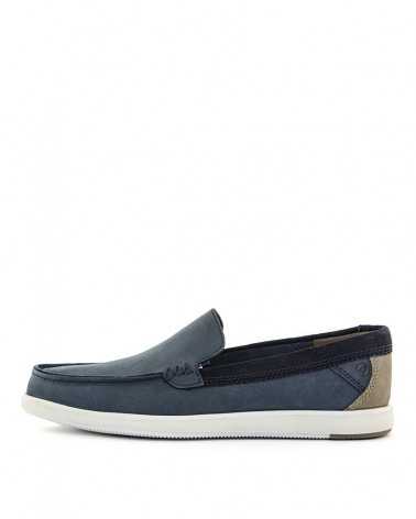 Mocassino Clarks Bratton Loafer navy blue-lato esterno