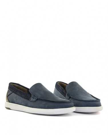 Mocassini Clarks Bratton Loafer navy blue-frontale