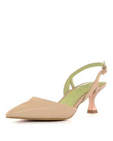 Slingback Apepazza Daisy nude-frontale