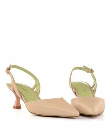 Slingback Apepazza Daisy nude-frontale