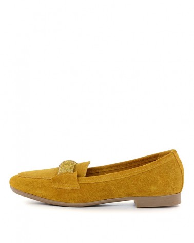 Mocassino Cafenoir c1eg5001 giallo-lato esterno