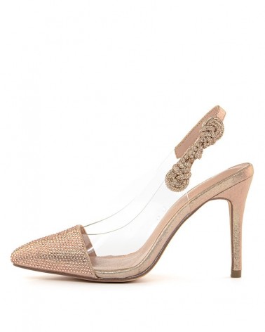 Slingback Menbur Perseus oro rosa-lato esterno