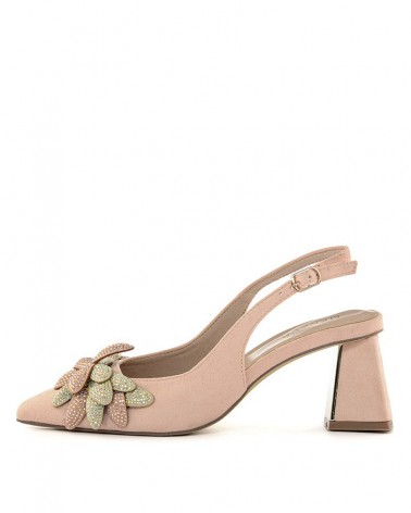 Slingback Menbur Volans nude-lato esterno